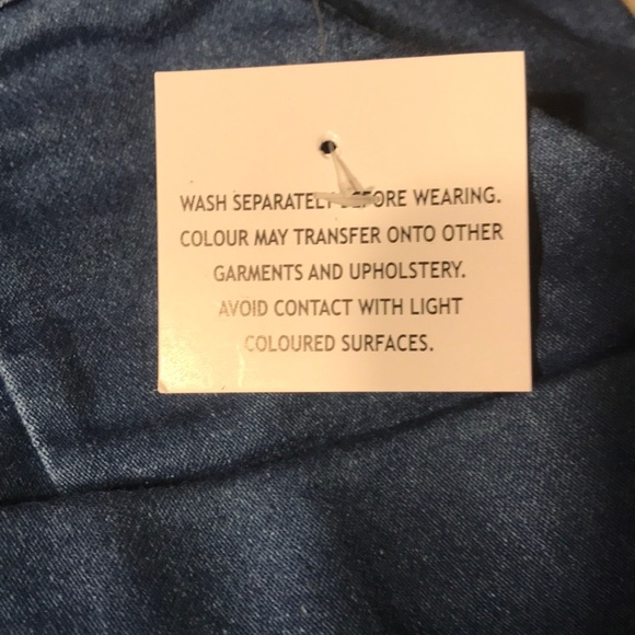 Stretch Denim Crop Top & Skirt Set - Picture 11 of 14